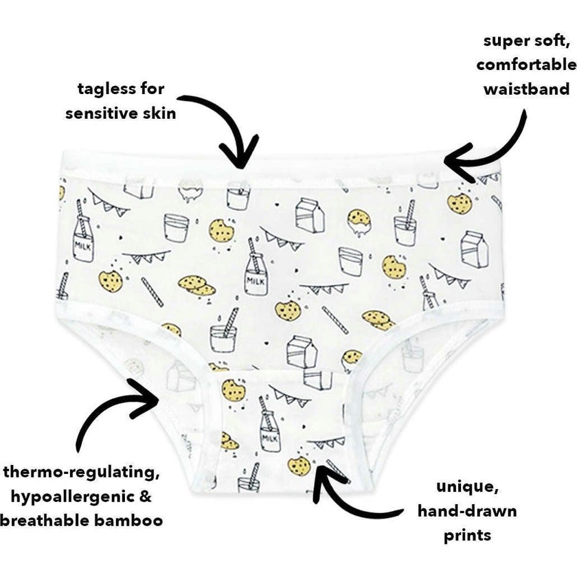 Girls' Bamboo Underwear 7-Pack