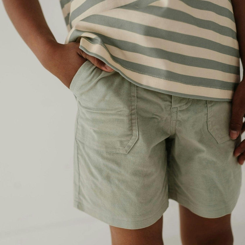 Corduroy Shorts Desert Sage