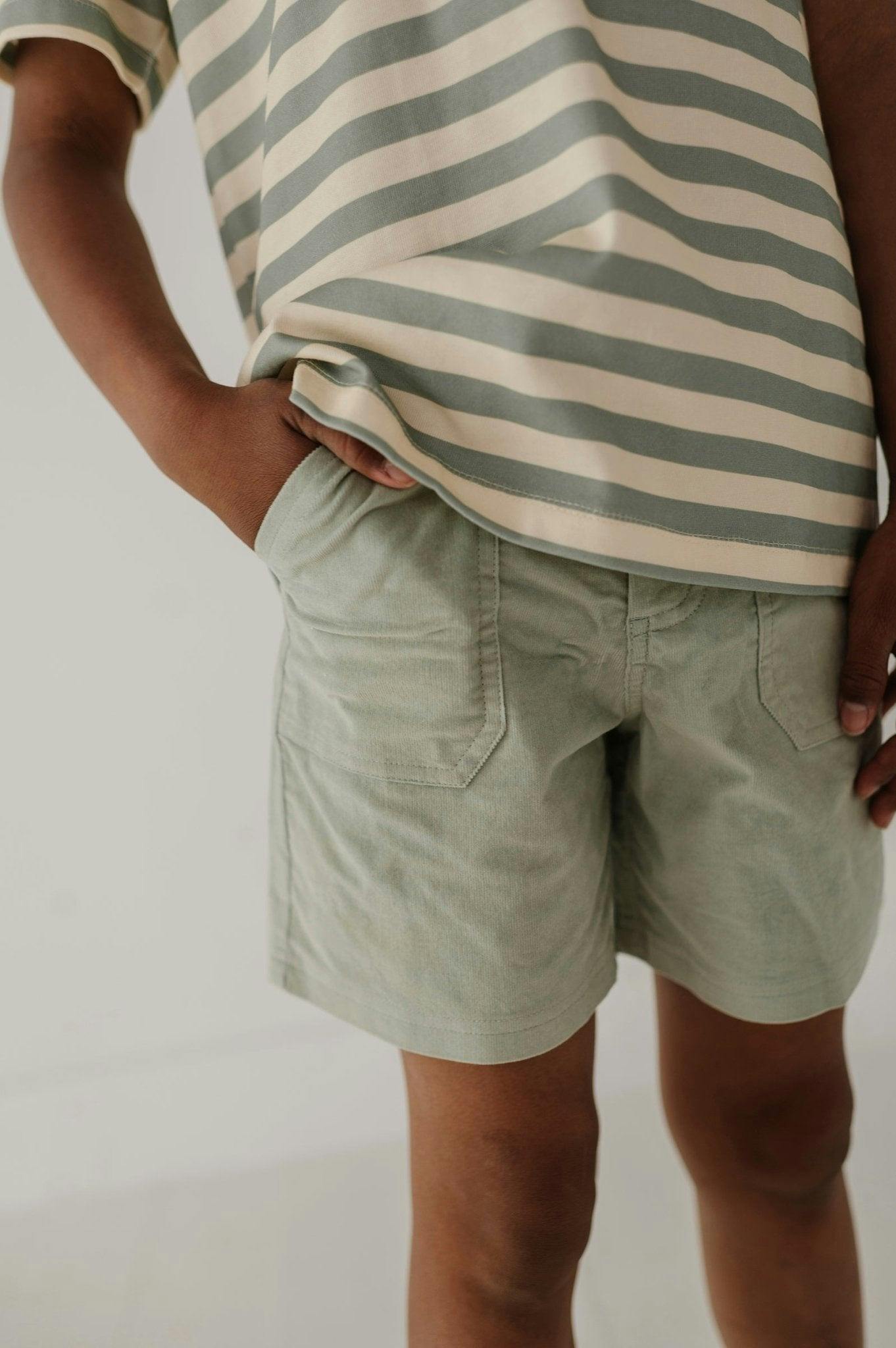 Corduroy Shorts Desert Sage