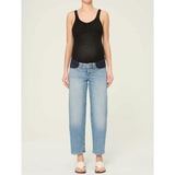 Thea Boyfriend Maternity Relaxed Tapered Jeans | Ravello