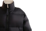 Black Quilted Puffer Jacket