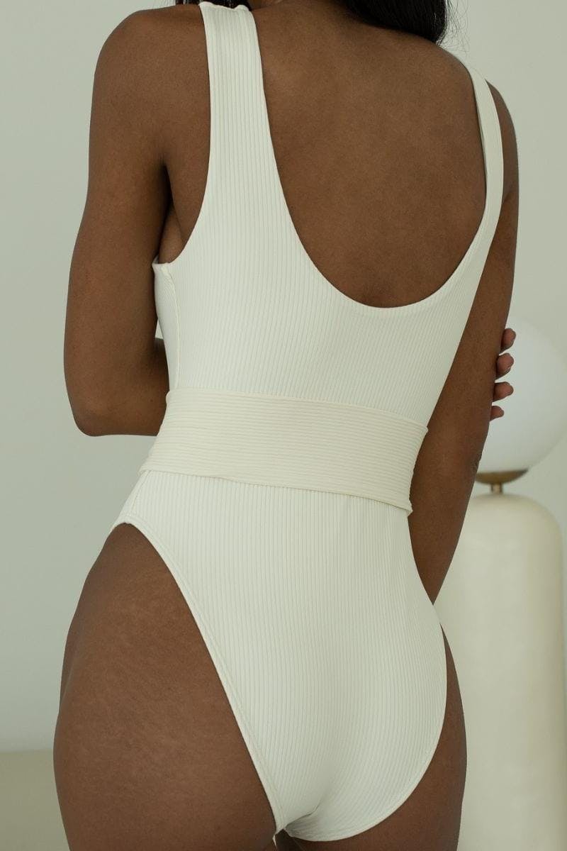 Women's Cream Rib Kim One-Piece