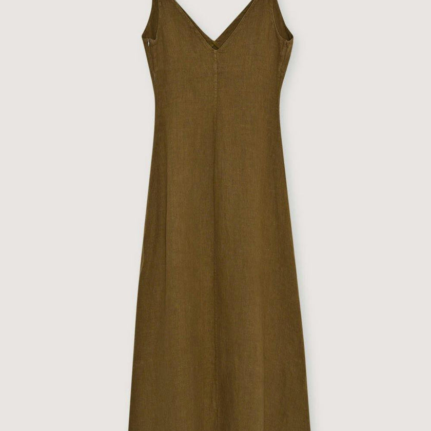 Bulbine Woman Dress Earthy Olive