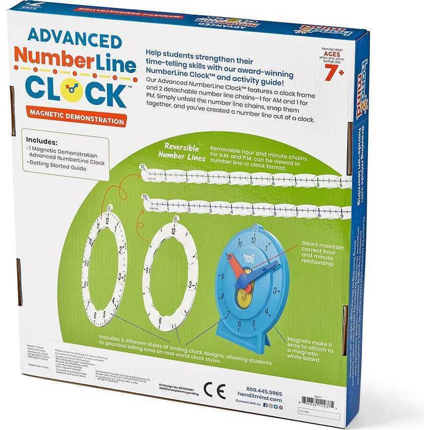 Magnetic Demonstration Advanced NumberLine Clock™
