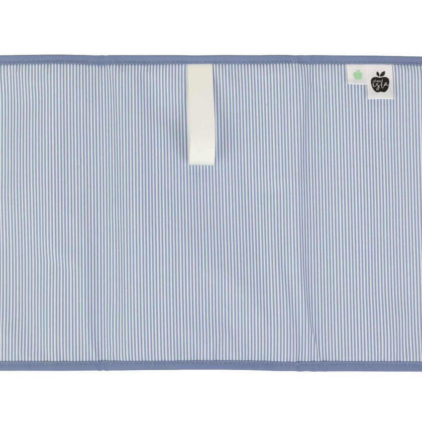 The Changing Pad in Navy Mini Stripe