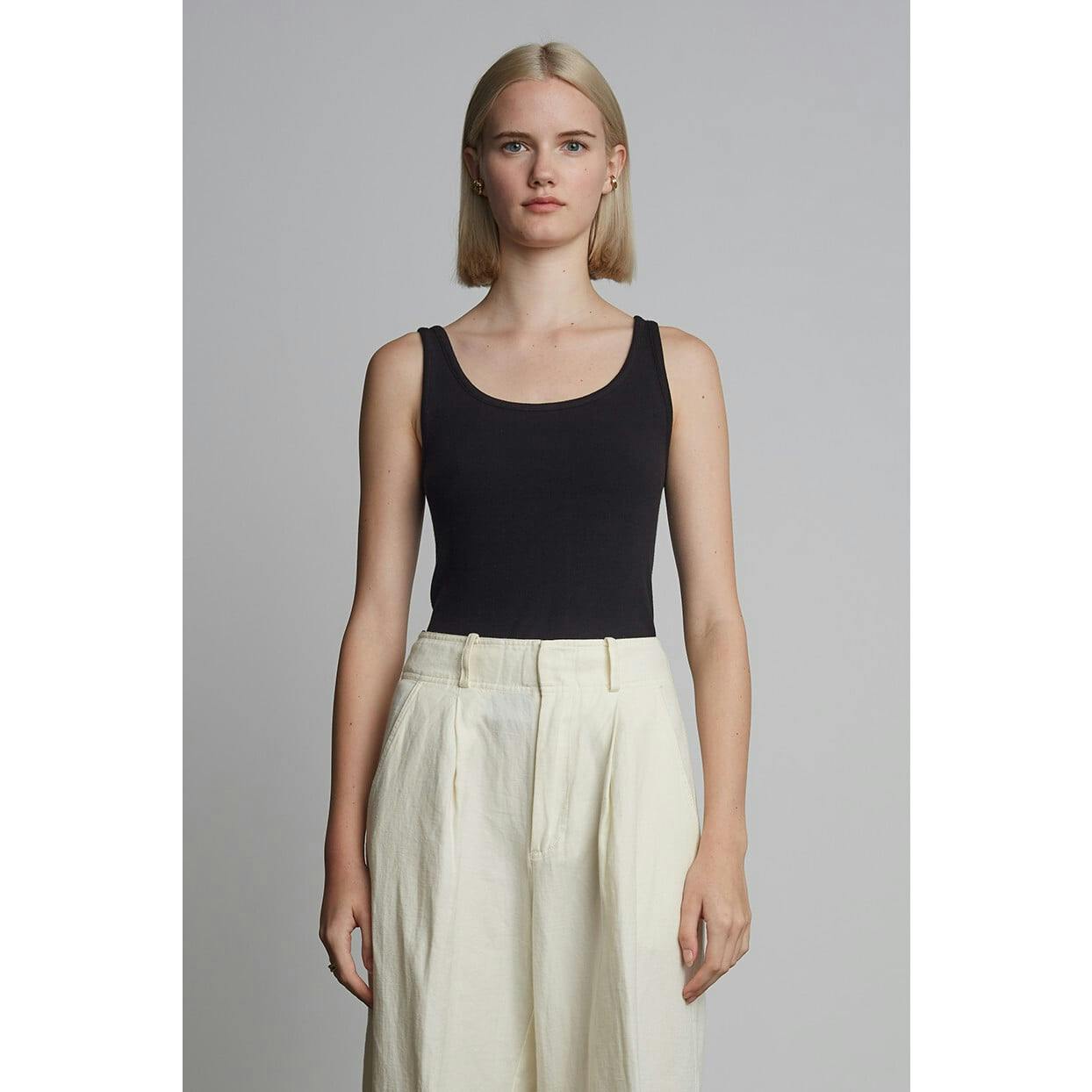MIA RIB TANK | BLACK