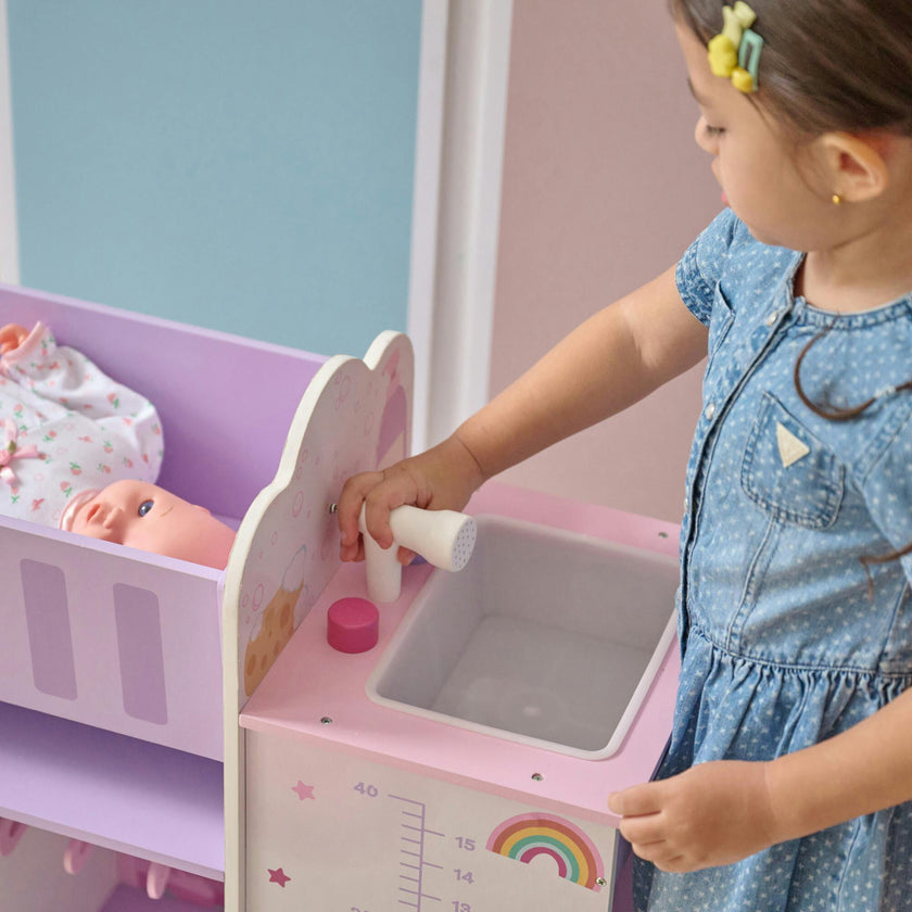 Olivia's Little World Wood Doll Nursery with Cradle