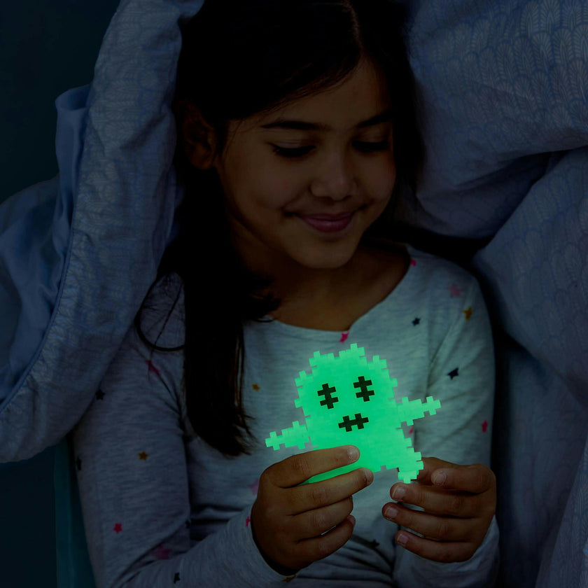 Plus-Plus: Open Play Tube - Glow-In-The-Dark Mix - 240 Pieces