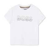White & Black Logo Short Set