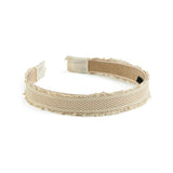 Halo Luxe Mae Lattice Lace Headband - Sand