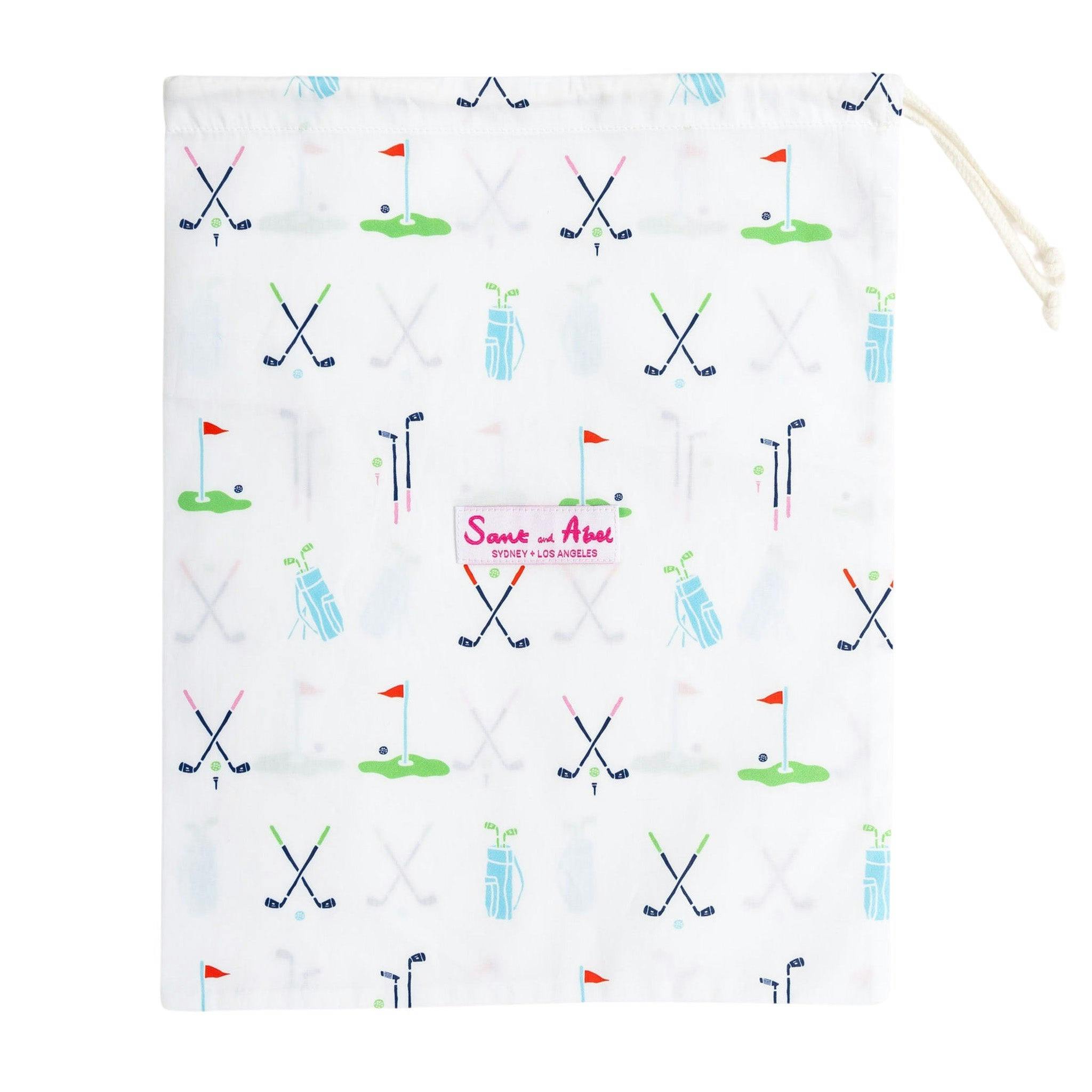 Women's Golf Long PJ Set - Organic Cotton Poplin