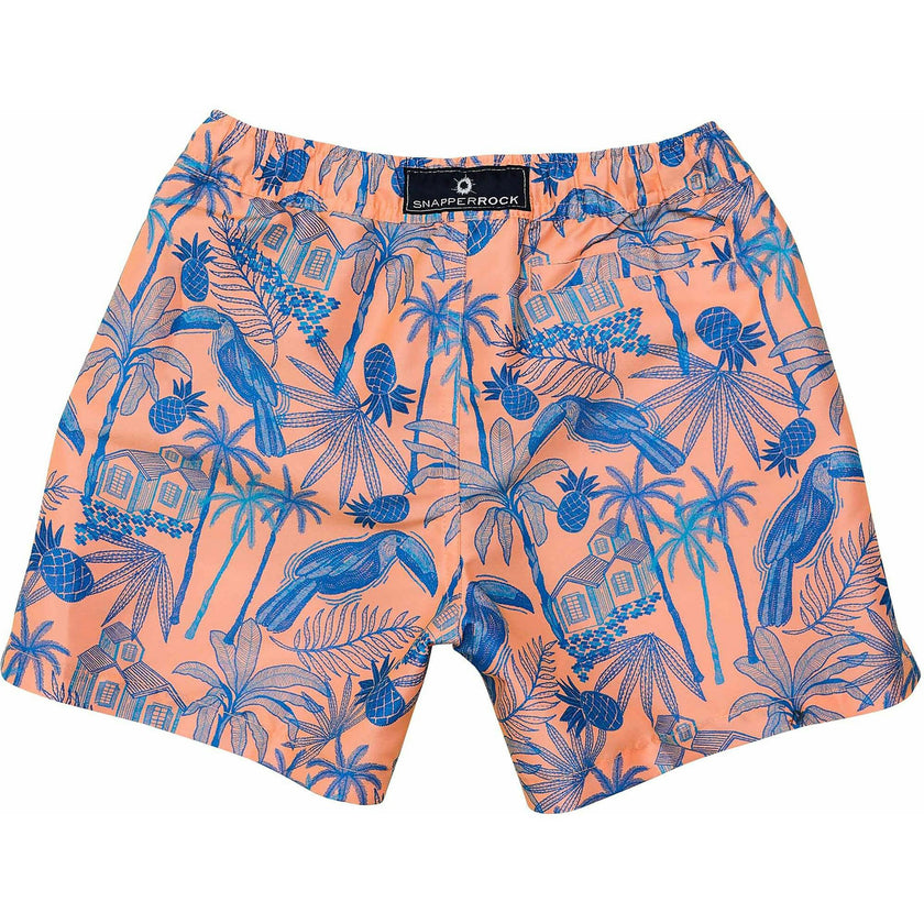 Sustainable Comfort Lined Drawstring Swim Short