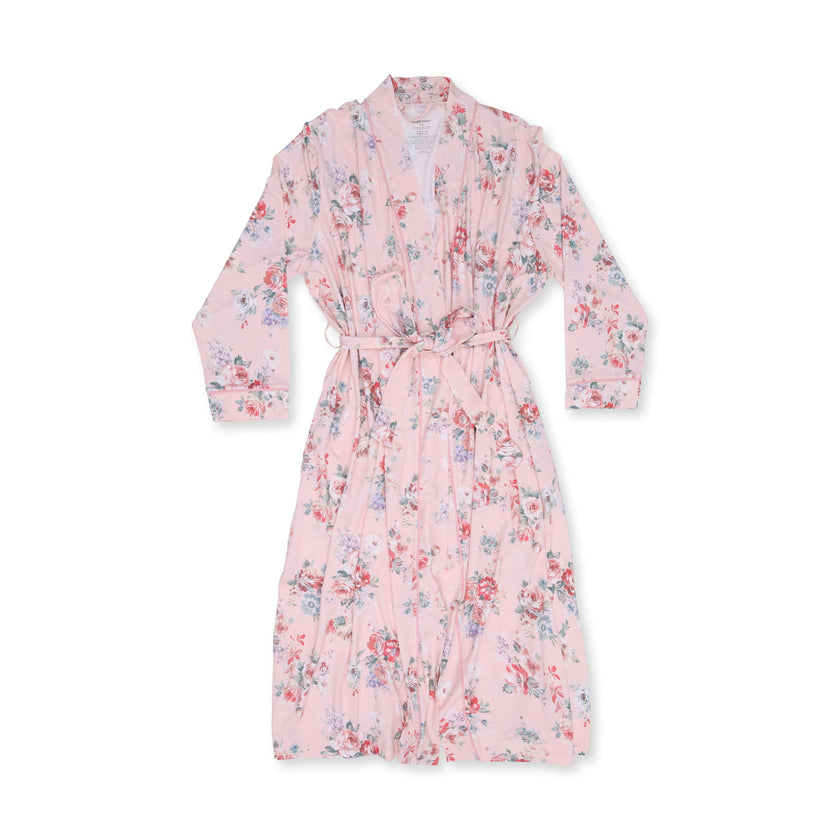 Painterly Rose Bouquets - Adult Long Robe