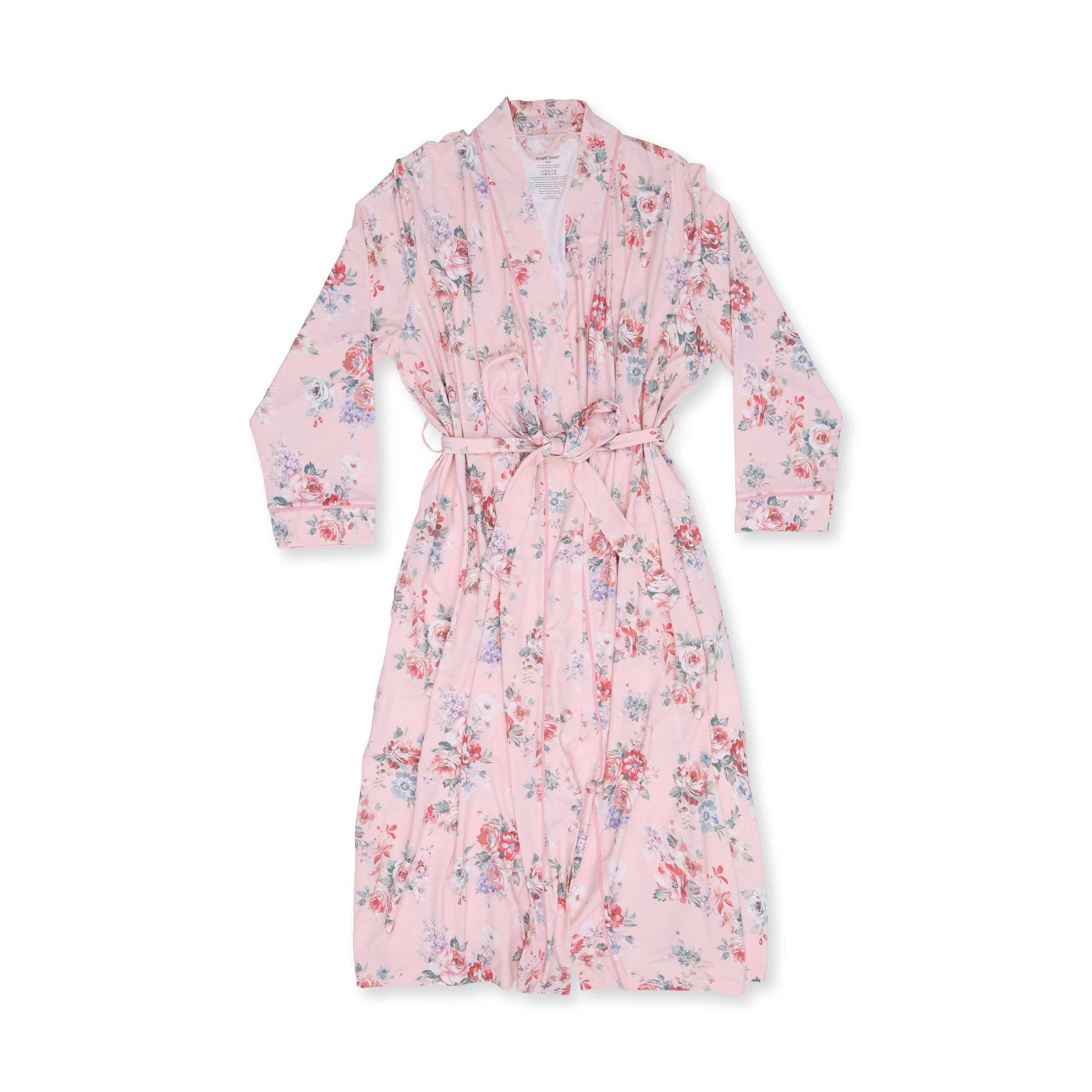 Painterly Rose Bouquets - Adult Long Robe