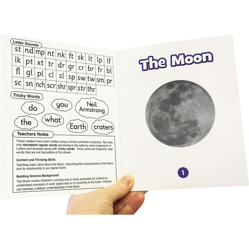 Science Decodables Phase 4 Non-Fiction Educational Learning Set -Earth Science