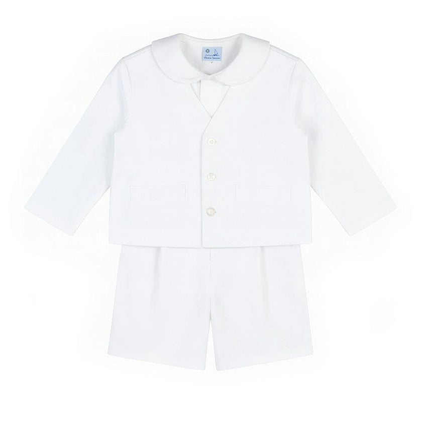 White Pique Eton Suit