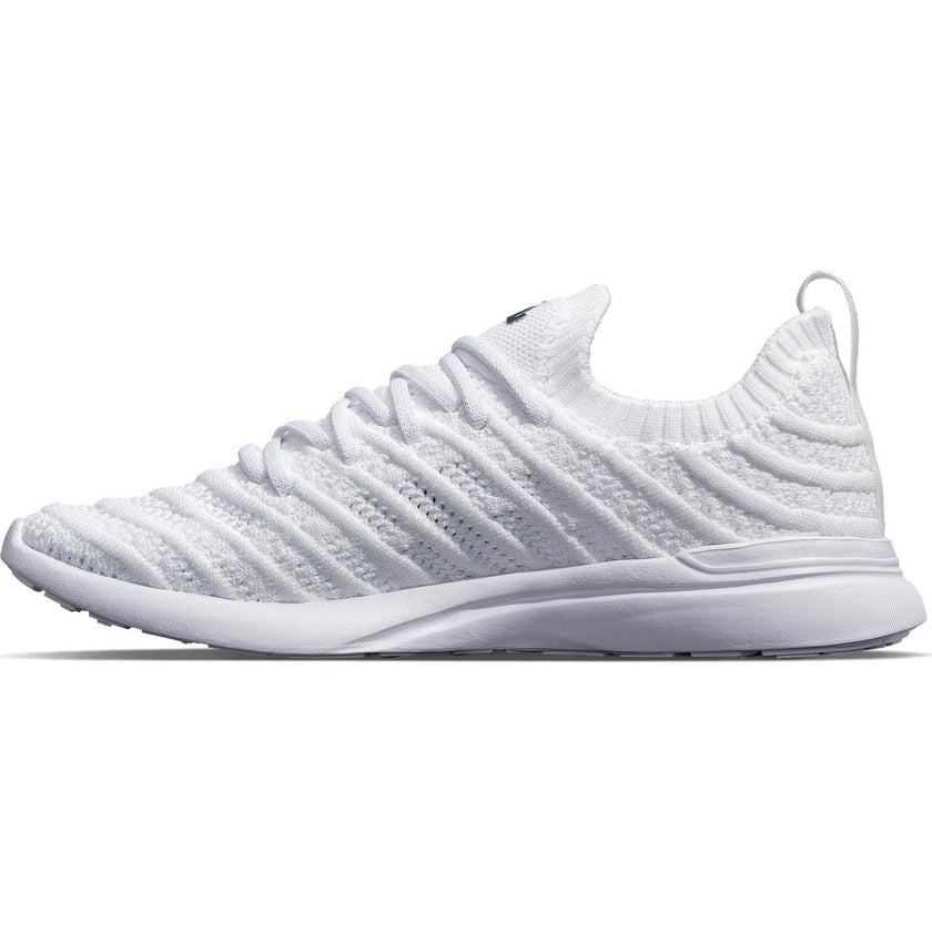 Youth's TechLoom Wave White / Red / Navy, White