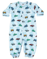 Baby Converter Gown - Construction Trucks