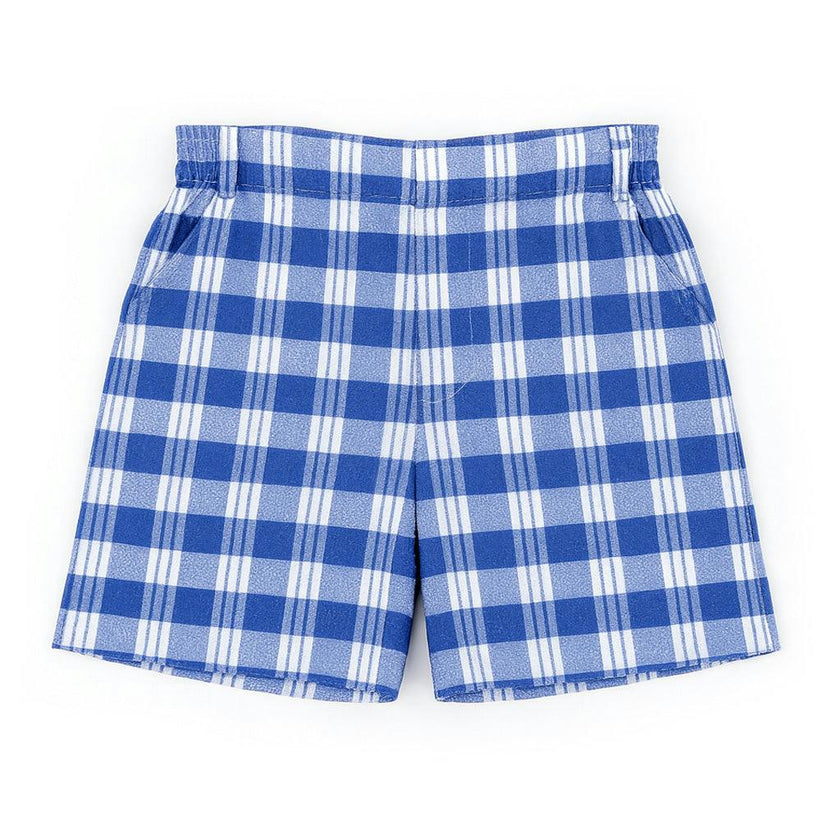Plaid Seersucker Short