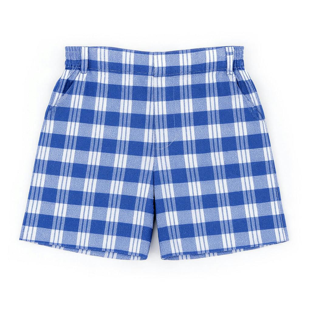 Plaid Seersucker Short