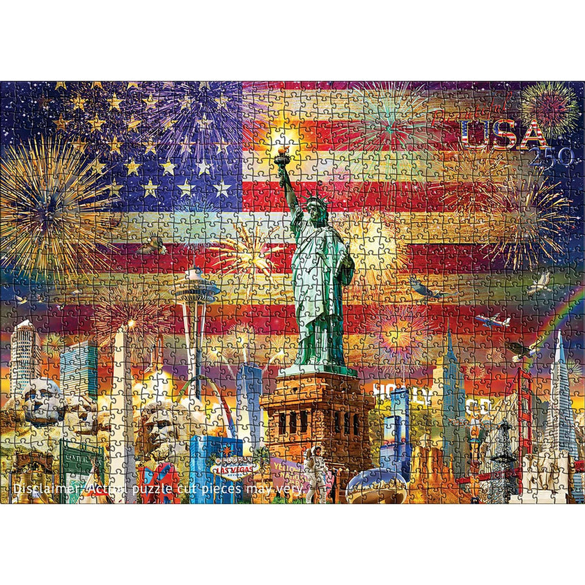 Patriotic Sights - 1000 PC Puzzle