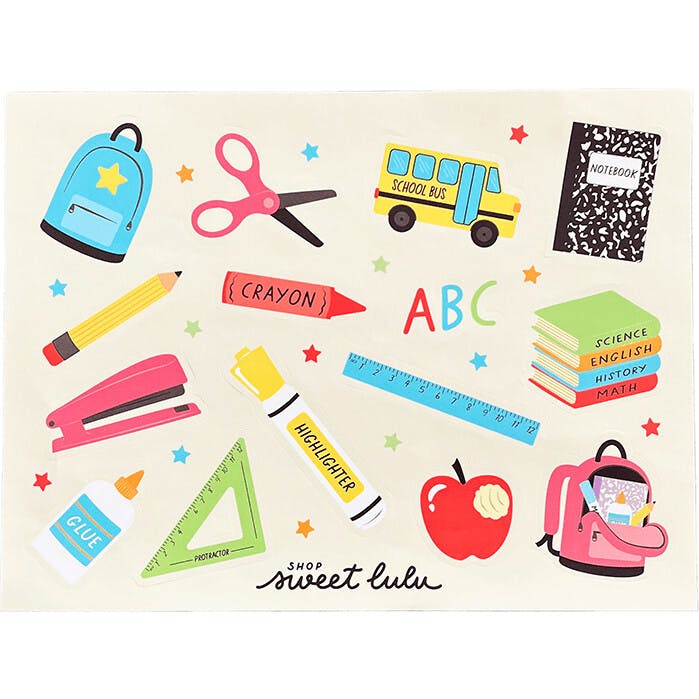 Back to School Sticker Set