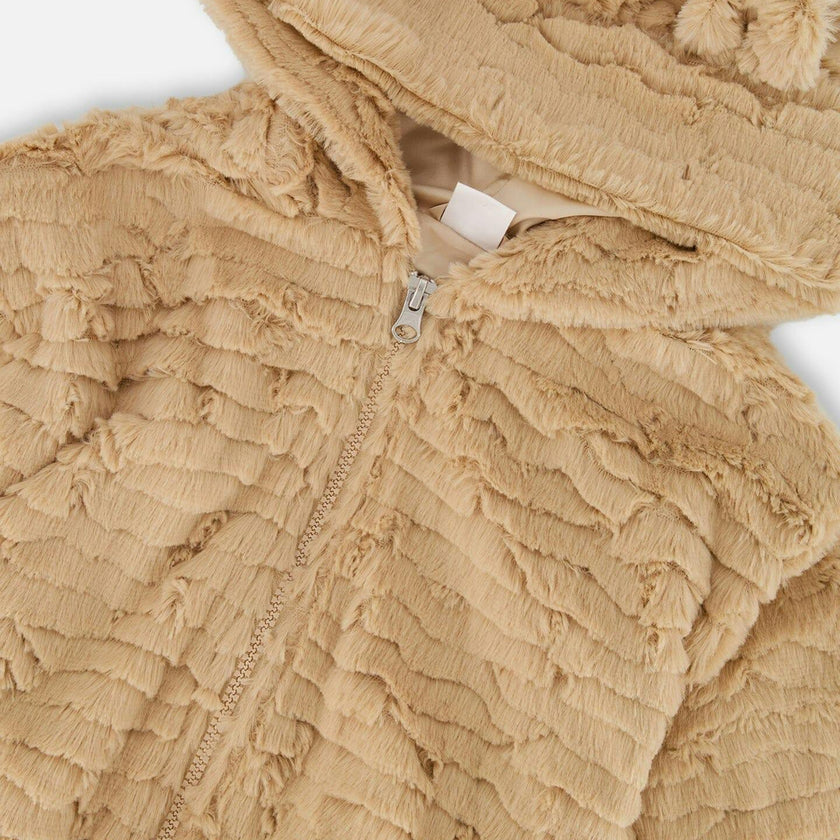 Faux Fur Hooded Jacket