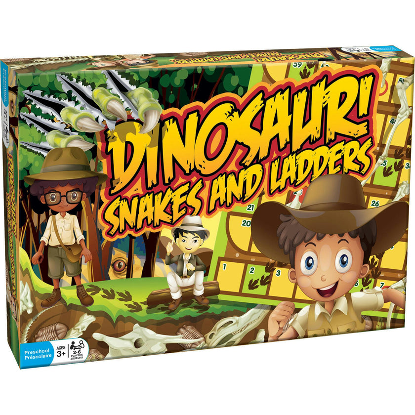 Outset Media - Snakes and Ladders - A Dino-Sized Twist on a Classic Game