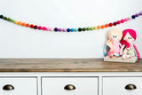 Rainbow Ball Garland