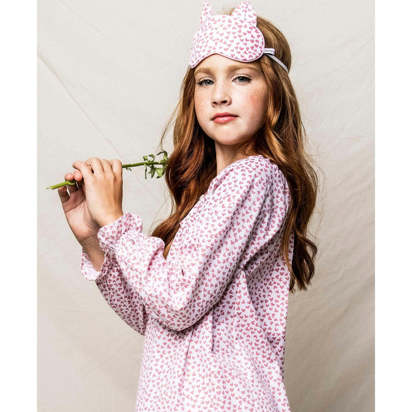 Girl's Twill Delphine Nightgown in Sweethearts