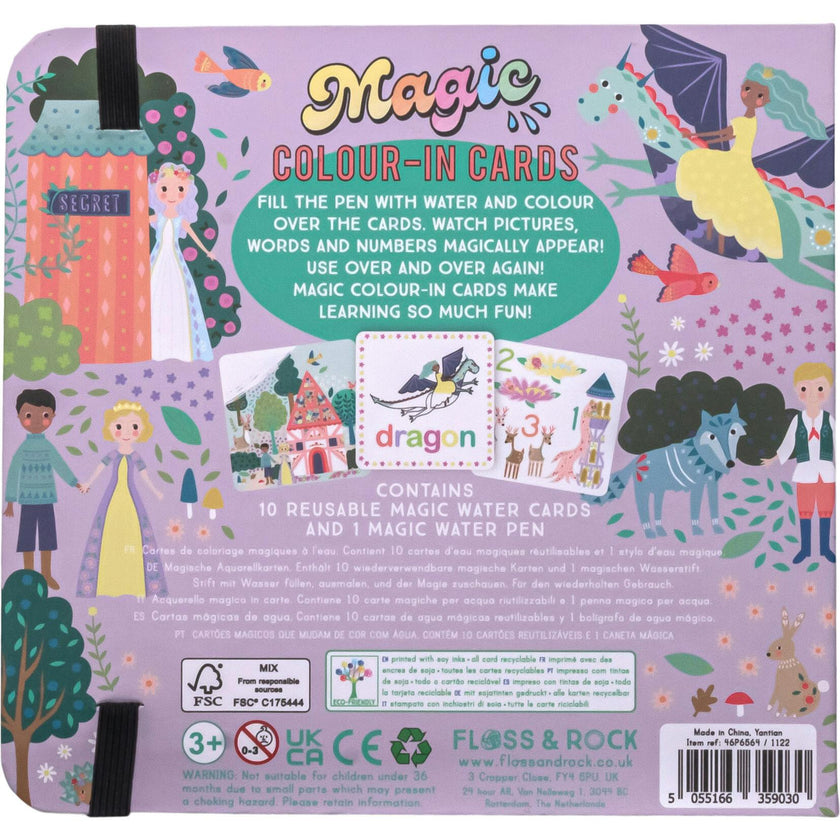 Magic color Changing Water Cards - Fairy Tale