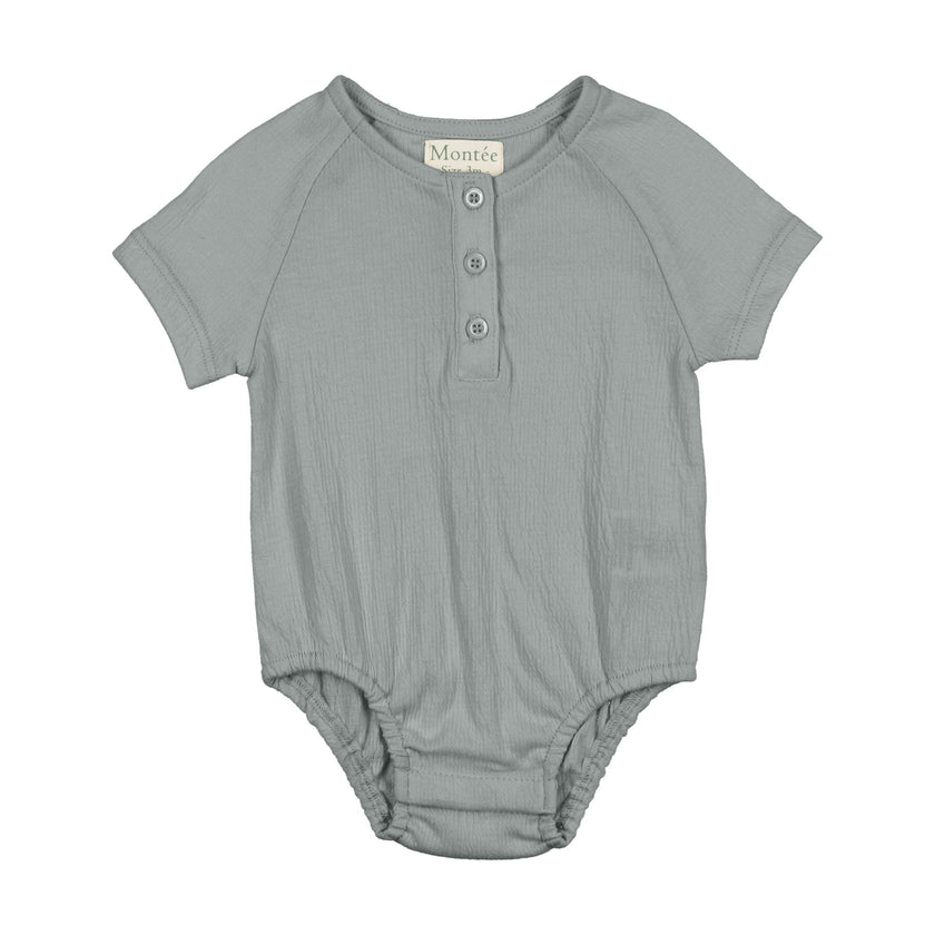 Boys Printed Gauze Romper