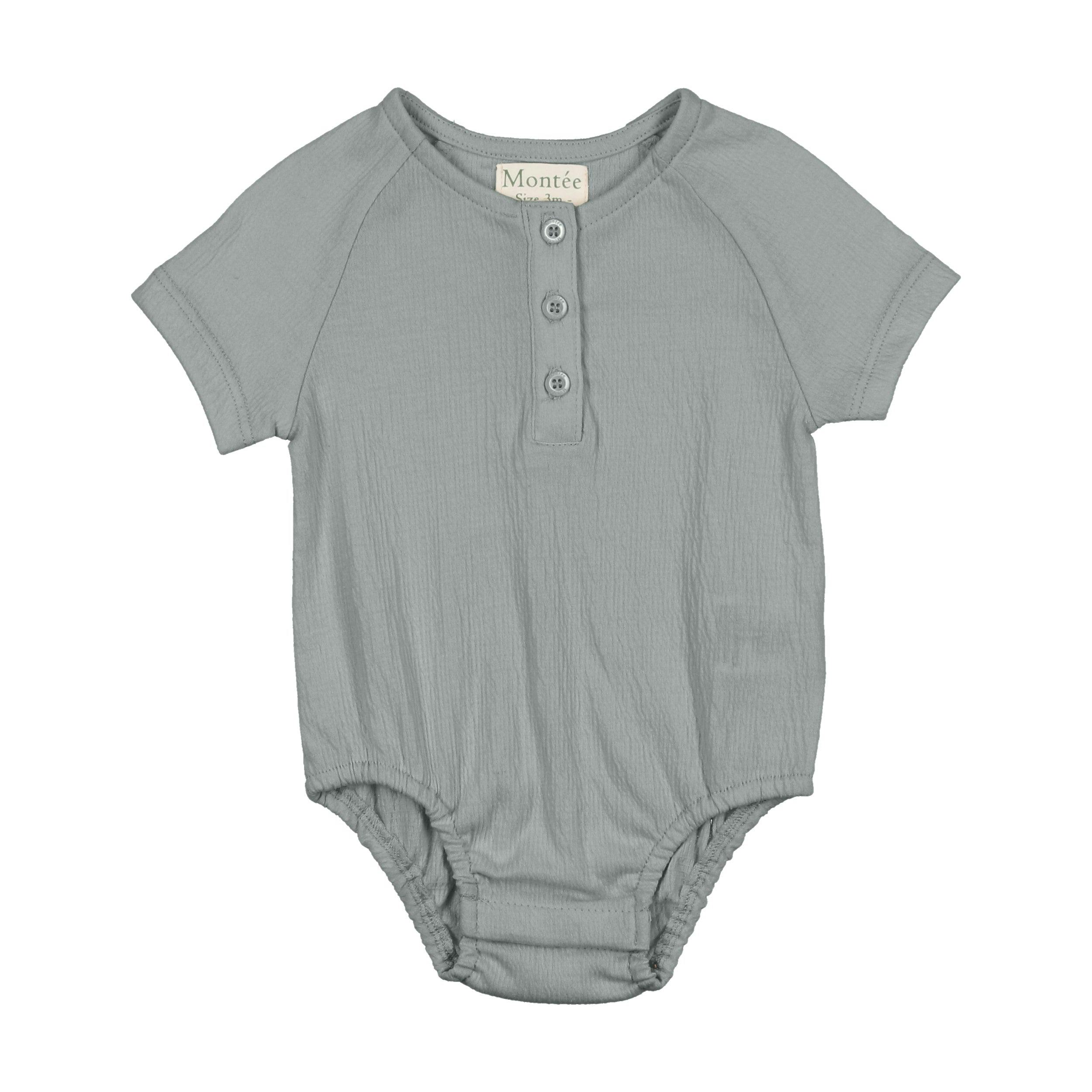 Boys Printed Gauze Romper