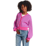 Big Kids Stripe Cardigan