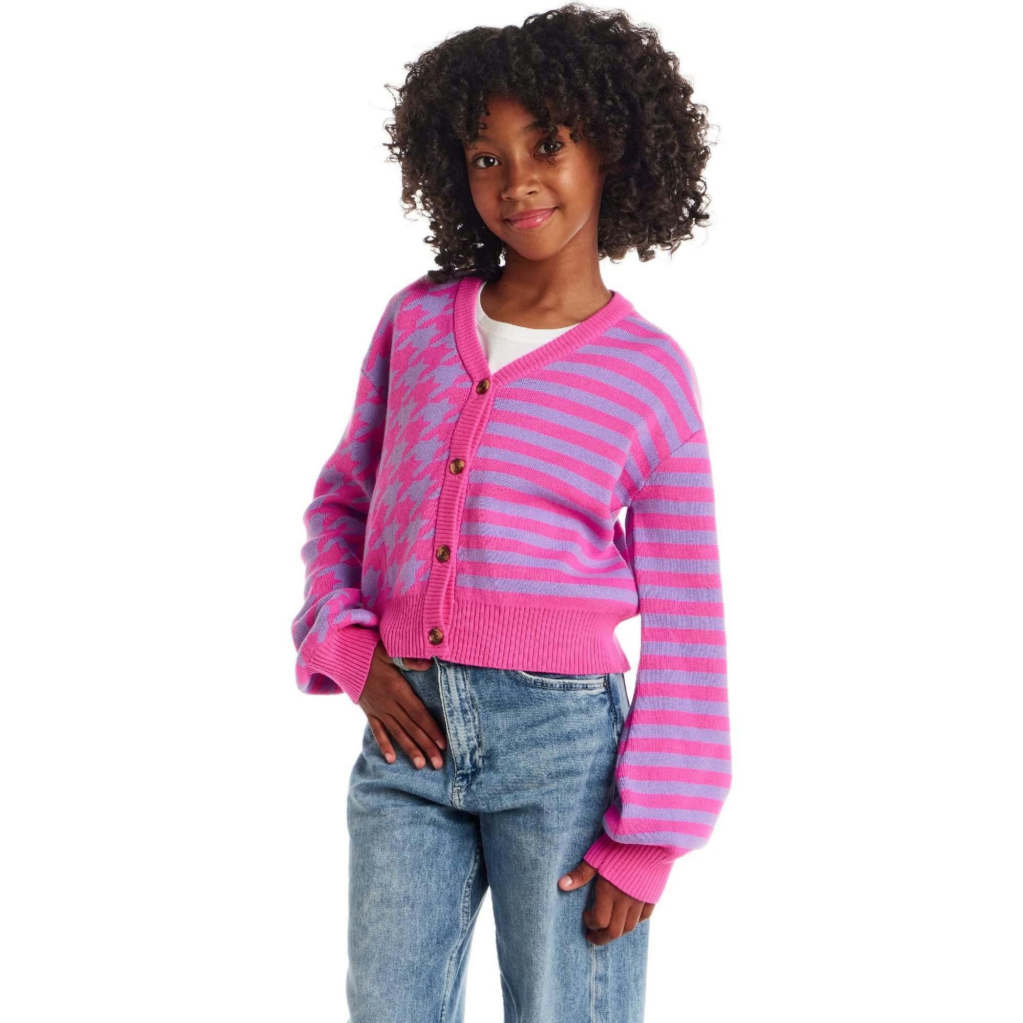 Big Kids Stripe Cardigan