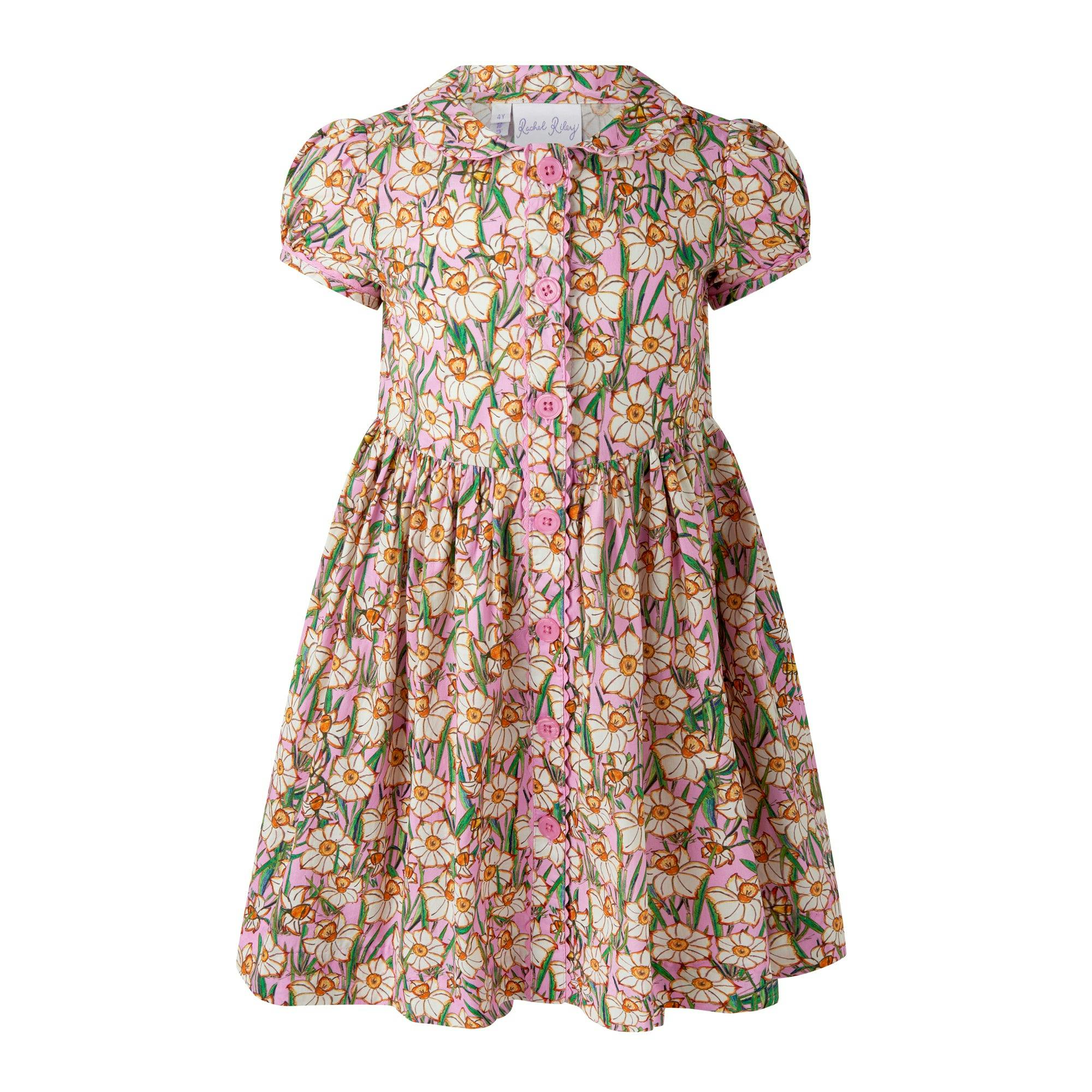 Daffodil Button-Front Dress