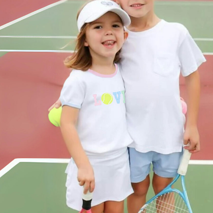 Love Tennis T-Shirt (Girls)