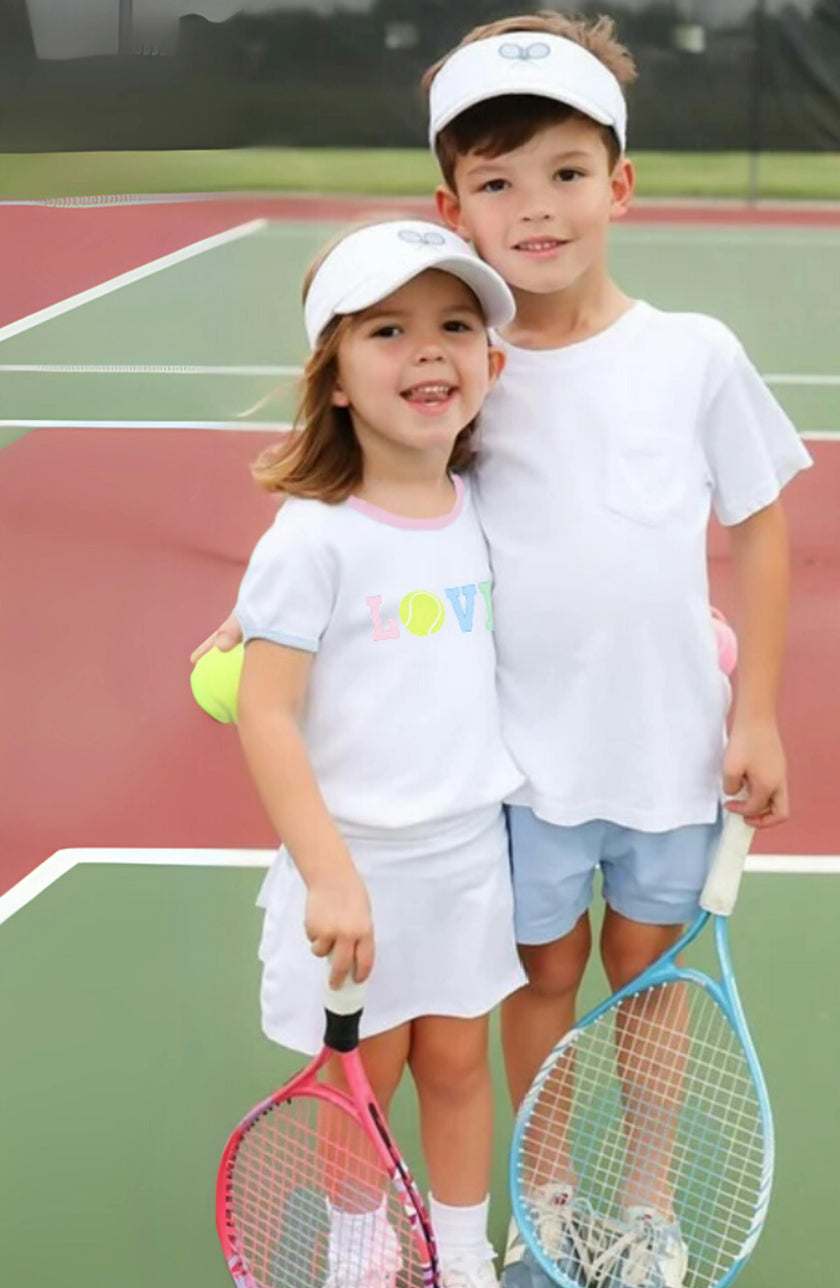 Love Tennis Girls T-Shirt