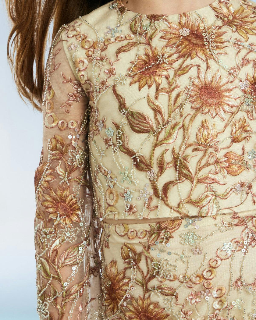 Starla Sequin Embroidered Top
