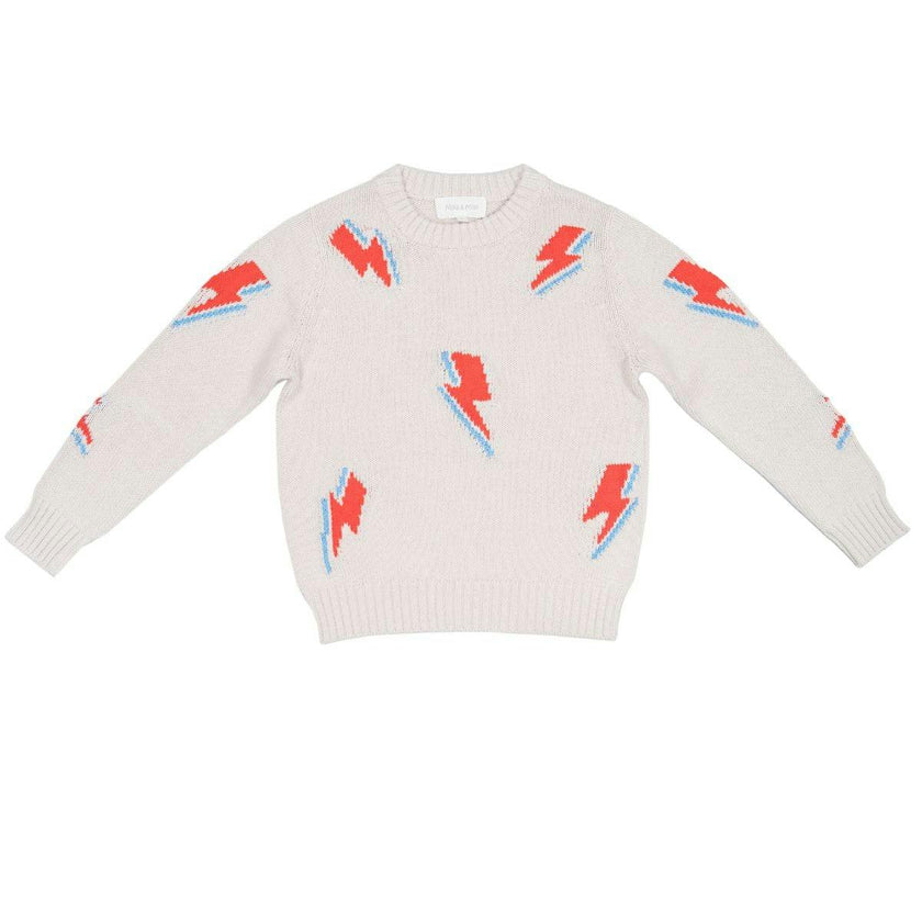 Bolt Storm Jumper | Chalk