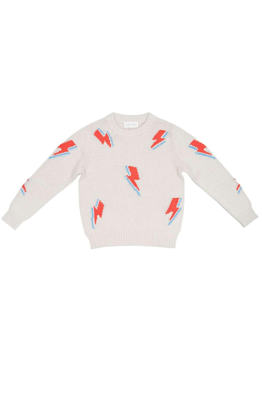 Bolt Storm Jumper | Chalk