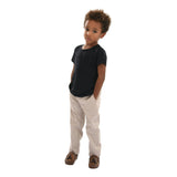 Black Solid Cotton T-Shirt