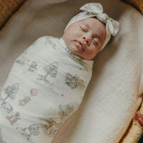 Knit Headband Bow - Hundred Acre Wood