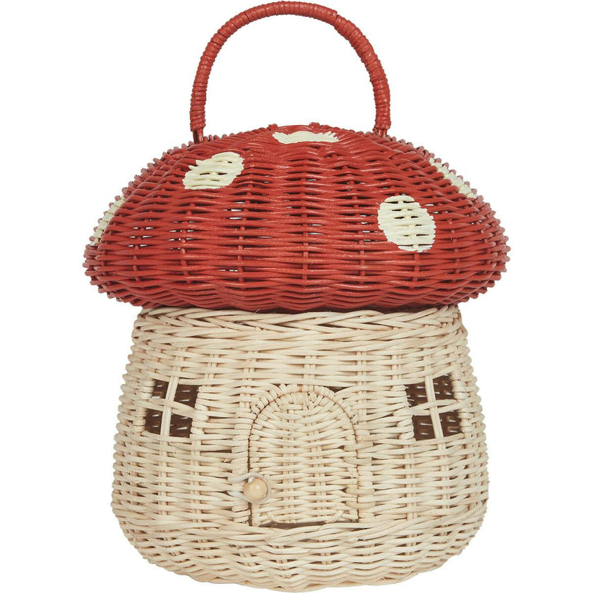 Rattan Mushroom Basket