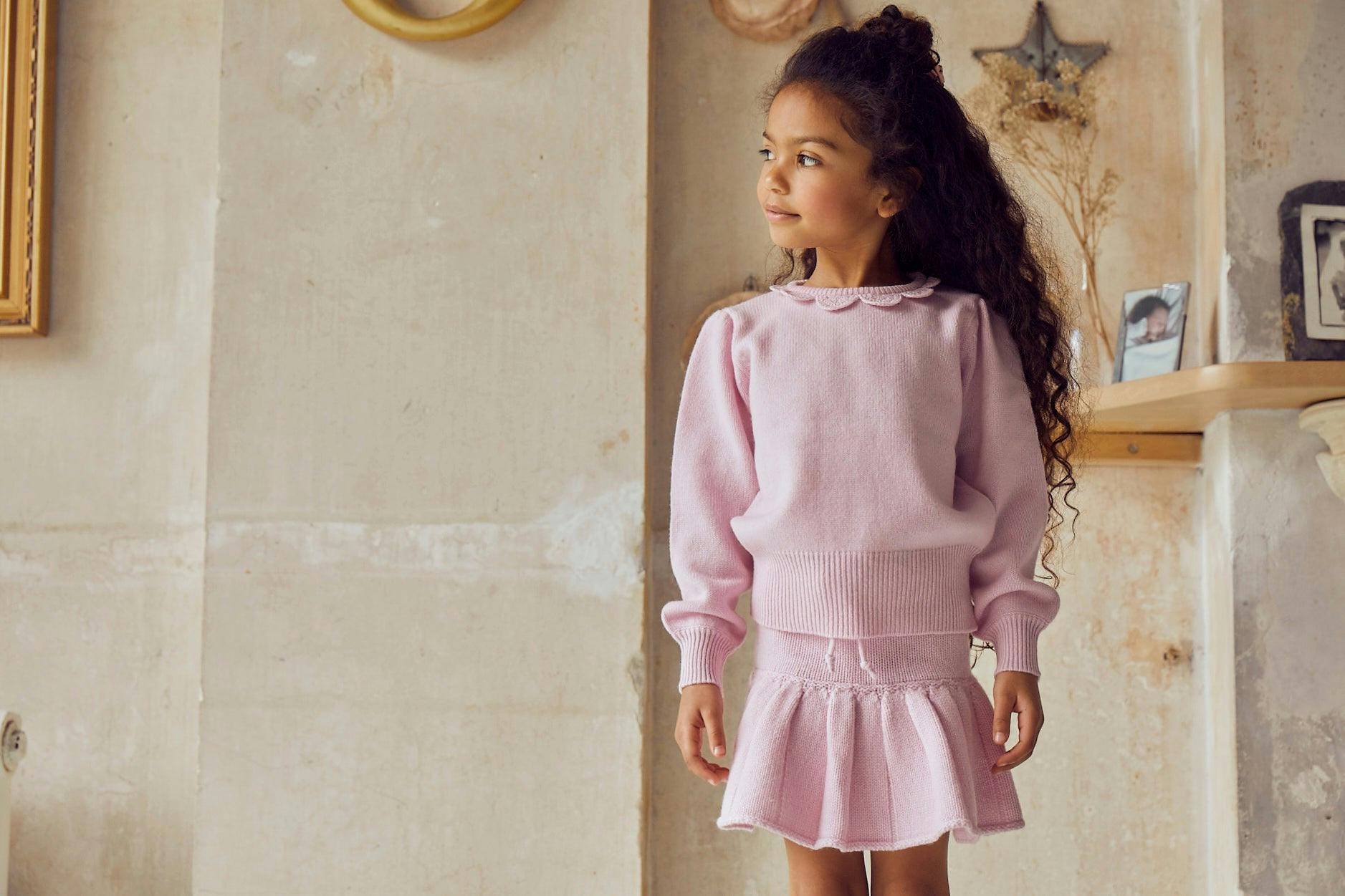 Pleated Tennis Skirt | cashmere/merino