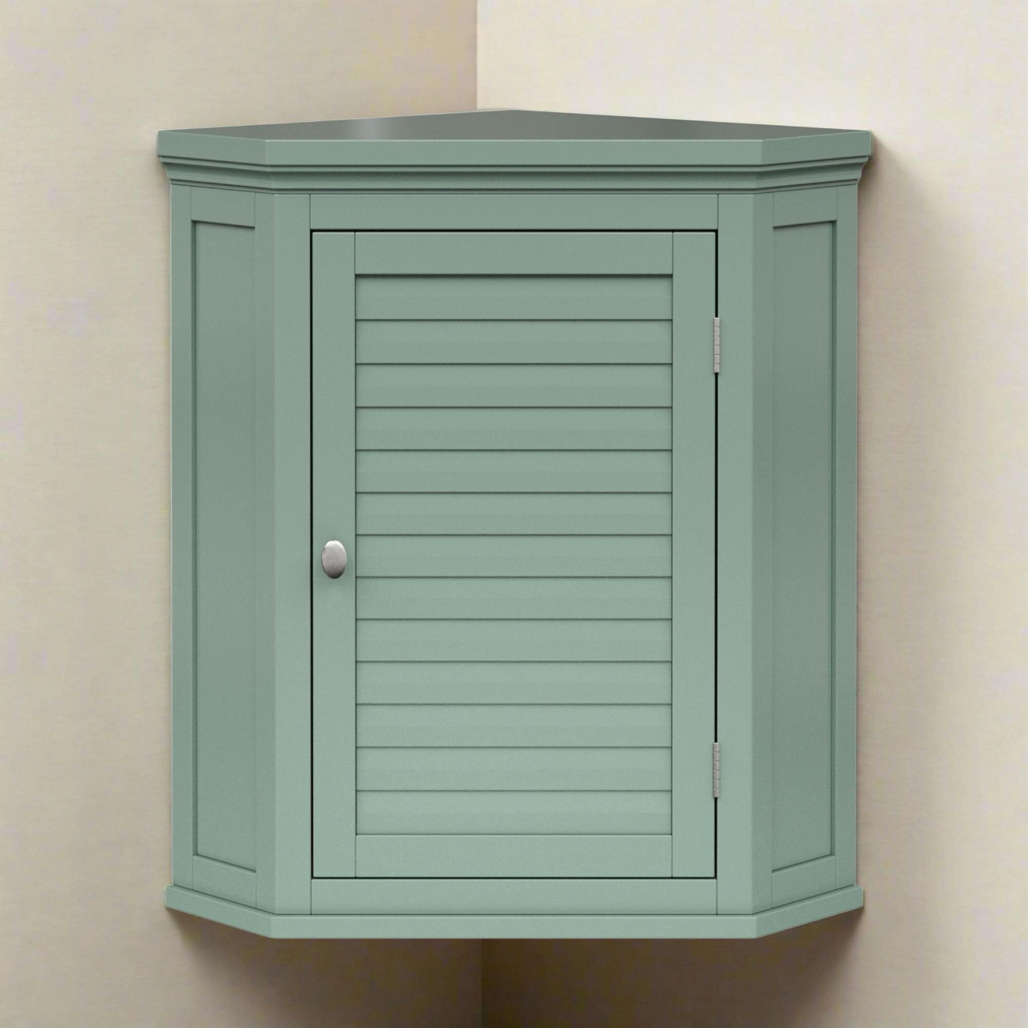 Teamson Home Glancy Corner Wall Cabinet