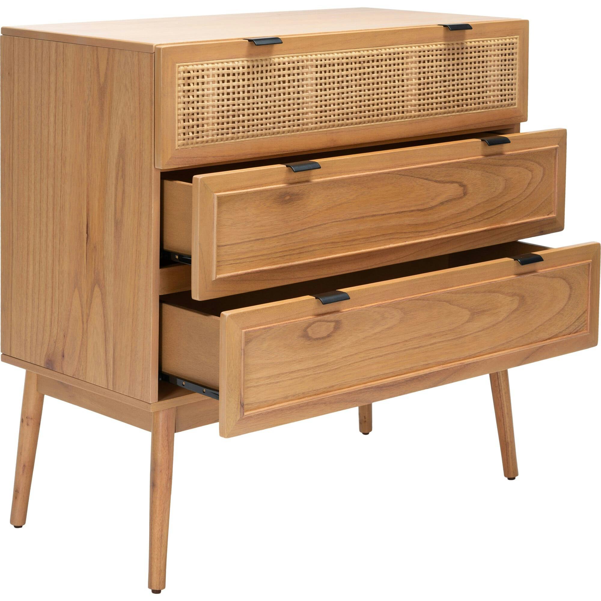 Baisley 3-Drawer Rattan Chest
