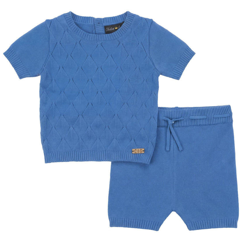 Diamond Knit Set