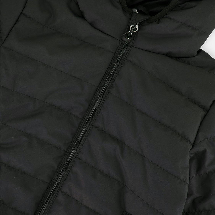 Insulating Quilted Mid-Season Jacket Black