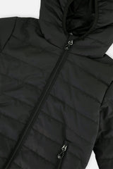 Insulating Quilted Mid-Season Jacket Black